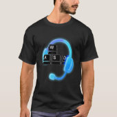 Pcゲーマービデオゲームゲーム Tシャツ (正面)