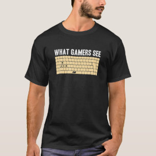 PCゲーマーWASDミームゲーマーが見るビデおもしろいオゲーム Tシャツ