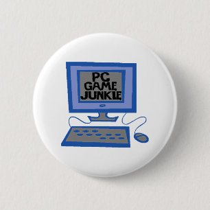 PCゲームジャンキー 缶バッジ