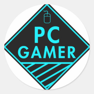 pcゲーム(青) ラウンドシール