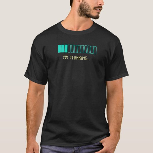 PCプログラマコメディアン処理ローディングユーモア Tシャツ (正面)