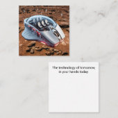 PCマウス – 宇宙船：火星をスクロール – Mission 01. スクエア名刺 (正面/裏面)