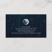 PC修理技術者の名刺 名刺 (裏面)