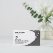 PC技術者によるコンピュータの修復 名刺 (スタンド正面)