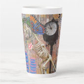 PC2507 - T-レックス蝶 カフェラテマグ (正面)