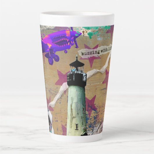 PC2510 – 灯台バズ カフェラテマグ (正面)