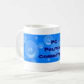PC – 政治的公正 コーヒーマグカップ (正面左)