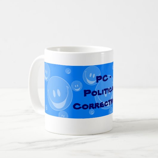 PC – 政治的公正 コーヒーマグカップ (正面左)