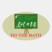 PC=BS math2 楕円形シール (正面)