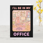 Pc Gaming I'll Be In My Office Hardware Nerd Pc Ga カード (黄色い花)