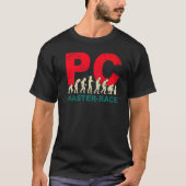 Pc Master Race  Evolution Graphic For Gamers Tシャツ (正面)