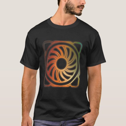Pc Masterraceゲーミングコンピュータを改造するRgbケースファン Tシャツ (正面)