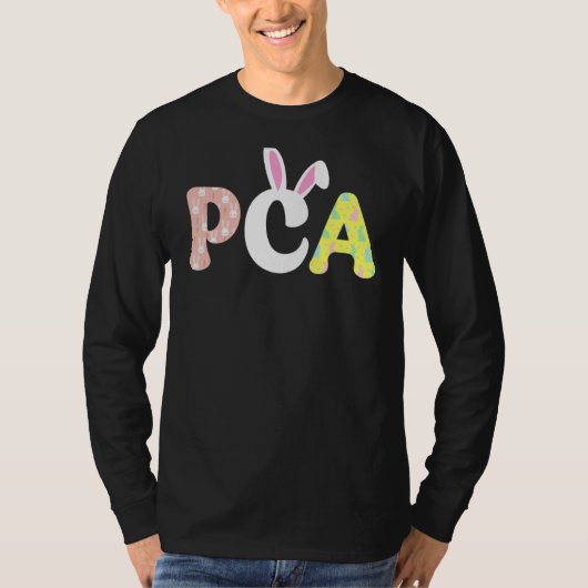 PcaナースライフステソスコースクラブイースターデイかわいいB Tシャツ (正面)