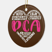 PCAナースラブナーシング生徒達CNA RNライフナース セラミックオーナメント (左)