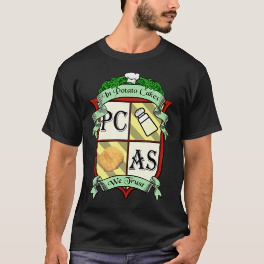 PCAS - シールドデザイン Tシャツ (正面)