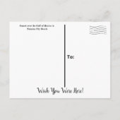 PCBの夕焼け願い ポストカード (裏面)