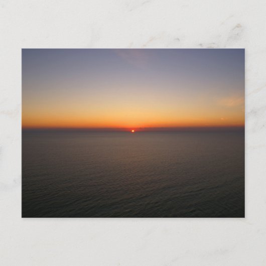 PCBの夕焼け願い ポストカード (正面)