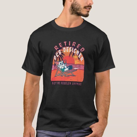 Pcbデザイ退職したナのヴィンテージ廃棄 Tシャツ (正面)