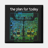 PCB Printed Circuit Board Platine mit Plan マグネット (正面)