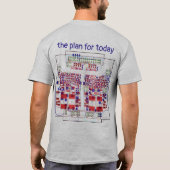 PCB Printed Circuit Board Platinen-Shirt mit Plan Tシャツ (裏面)