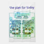 PCB Printed Circuit Board Platinen-Tuch mit Plan キッチンタオル (縦)