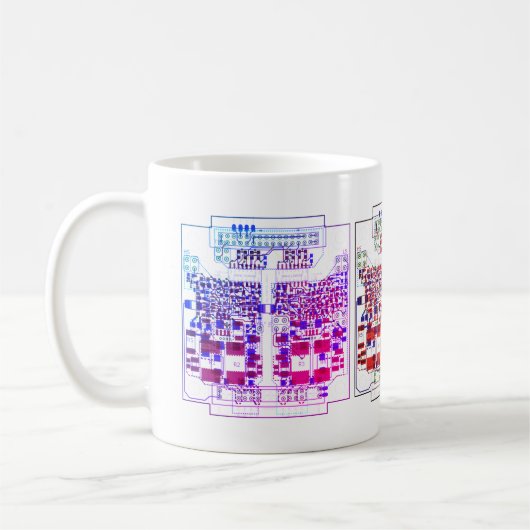 PCB Printed Circuit Board Treiber Platinen Tasse  コーヒーマグカップ (左)