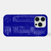 PCC設計図iPhoneケース iPhoneケース (裏面横)