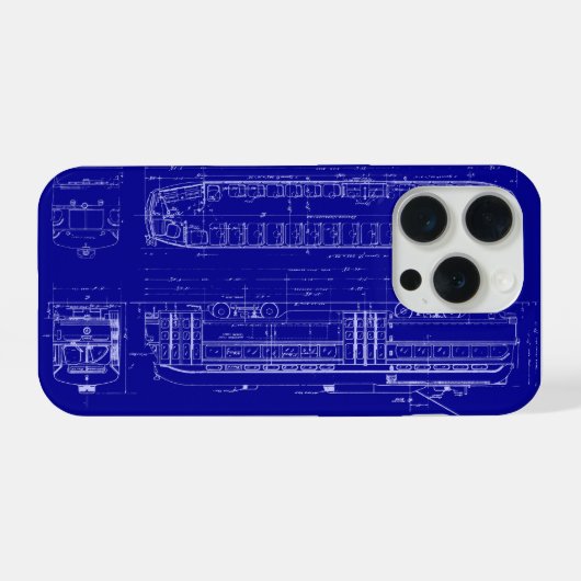 PCC設計図iPhoneケース iPhoneケース (裏面横)