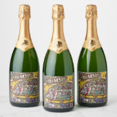 PCC Graveyard Stain Glass Sparkling Wine Btl Label スパークリングワインラベル (ボトル)