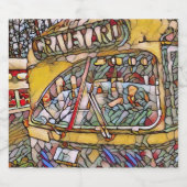 PCC Graveyard Stain Glass Sparkling Wine Btl Label スパークリングワインラベル (シングルラベル)