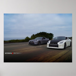 PCH上の「デュアル」 2 Nissan R35 ポスター