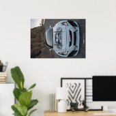 PCH上カスタムのR35日産GT-R ポスター (ホームオフィス)