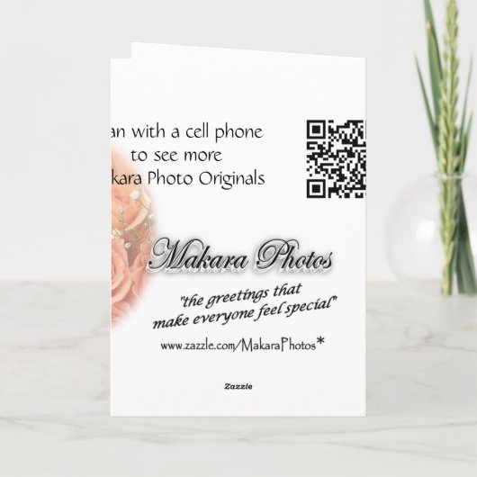 PchRosesAnniversary-カスタマイズ任意の大事な行事 カード (裏面)