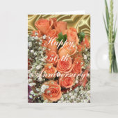 PchRosesAnniversary-カスタマイズ任意の大事な行事 カード (正面)