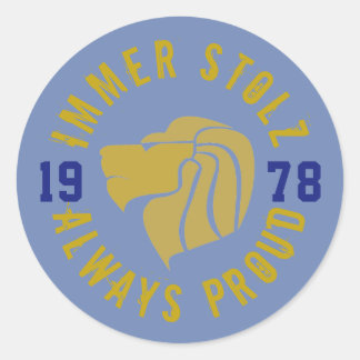 PCHS Goldmaneステッカー ラウンドシール