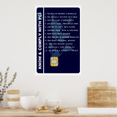 PCIセキュリティ認識度ポスター ポスター (キッチン)