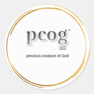 pcog ウィスピー ゴールド サークル ステッカー 聖書の言葉なし