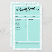 PCOSフレンドリーレシピカード (正面/裏面)