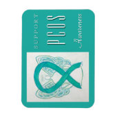 PCOS多嚢胞性卵巣症候群認識度磁石 マグネット (縦)