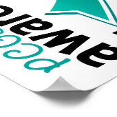 PCOS認識度5多嚢胞性卵巣症候群 ポスター (角)