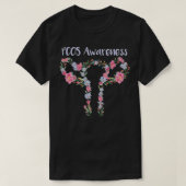 PCOS認識度 Tシャツ (デザイン正面)