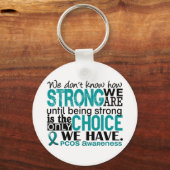 PCOS How Strong We Are キーホルダー (正面)