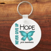 PCOS Never 与え Up Hope Butterfly 4.1 キーホルダー (正面)