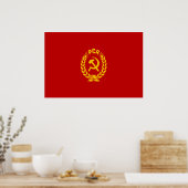 Pcr，ルーマニア国旗 ポスター (キッチン)