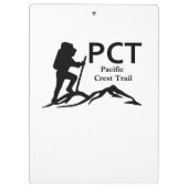 PCT – 太平洋クレストのトレイル クリップボード (裏面)