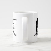 PCT – 太平洋クレストのトレイル ジャンボコーヒーマグカップ (裏面)