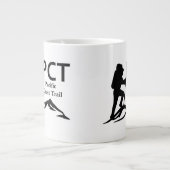 PCT – 太平洋クレストのトレイル ジャンボコーヒーマグカップ (正面)