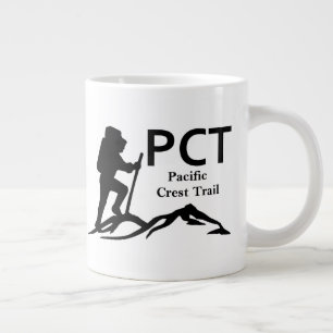 PCT – 太平洋クレストのトレイル ジャンボコーヒーマグカップ