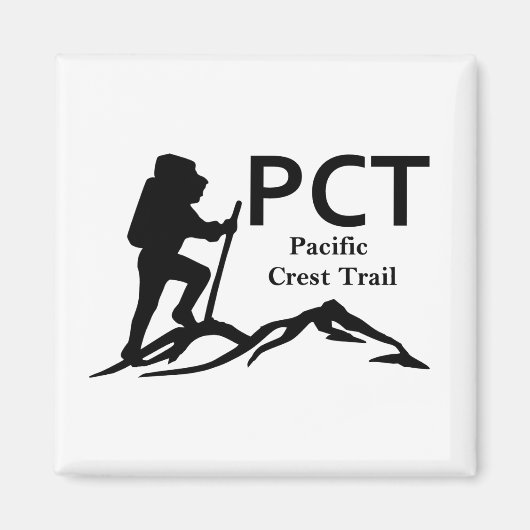 PCT – 太平洋クレストのトレイル マグネット (正面)