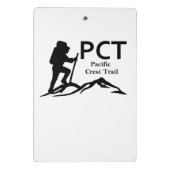 PCT – 太平洋クレストのトレイル ミニクリップボード (裏面)